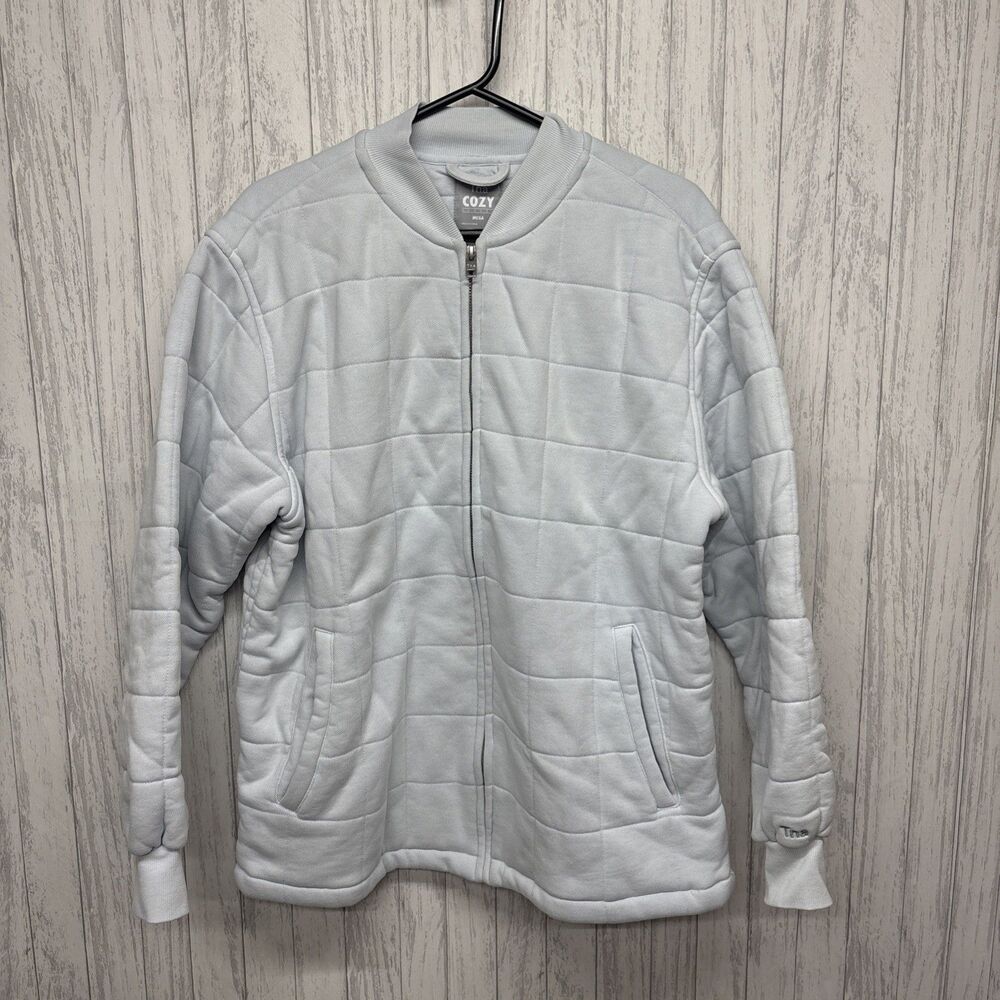 Womens Size 2 Aritzia TNA Bomber Jacket Light Blue EUC